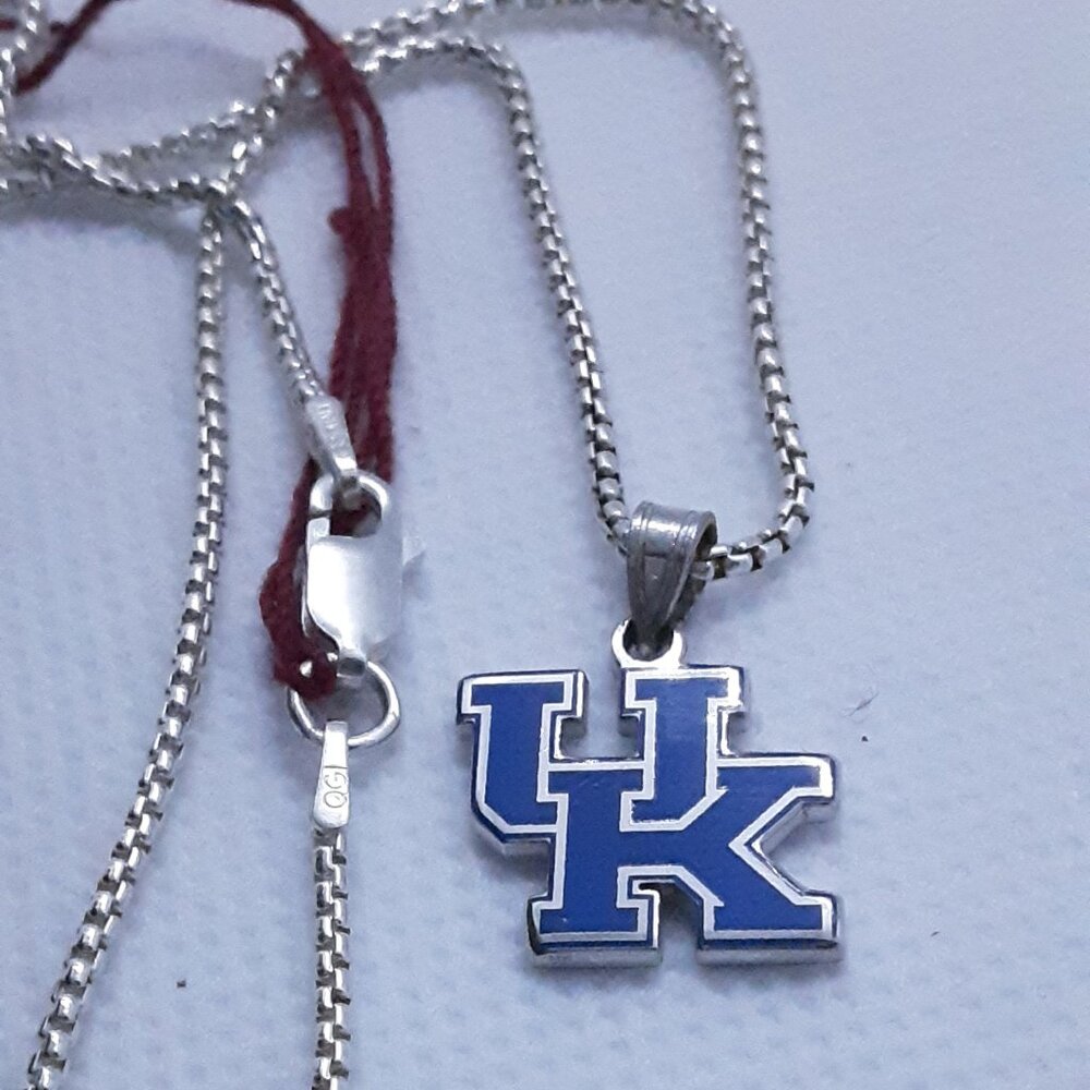CLOSET SALE!!  University of Kentucky Authentic Sterling silver pendant - Picture 6 of 10